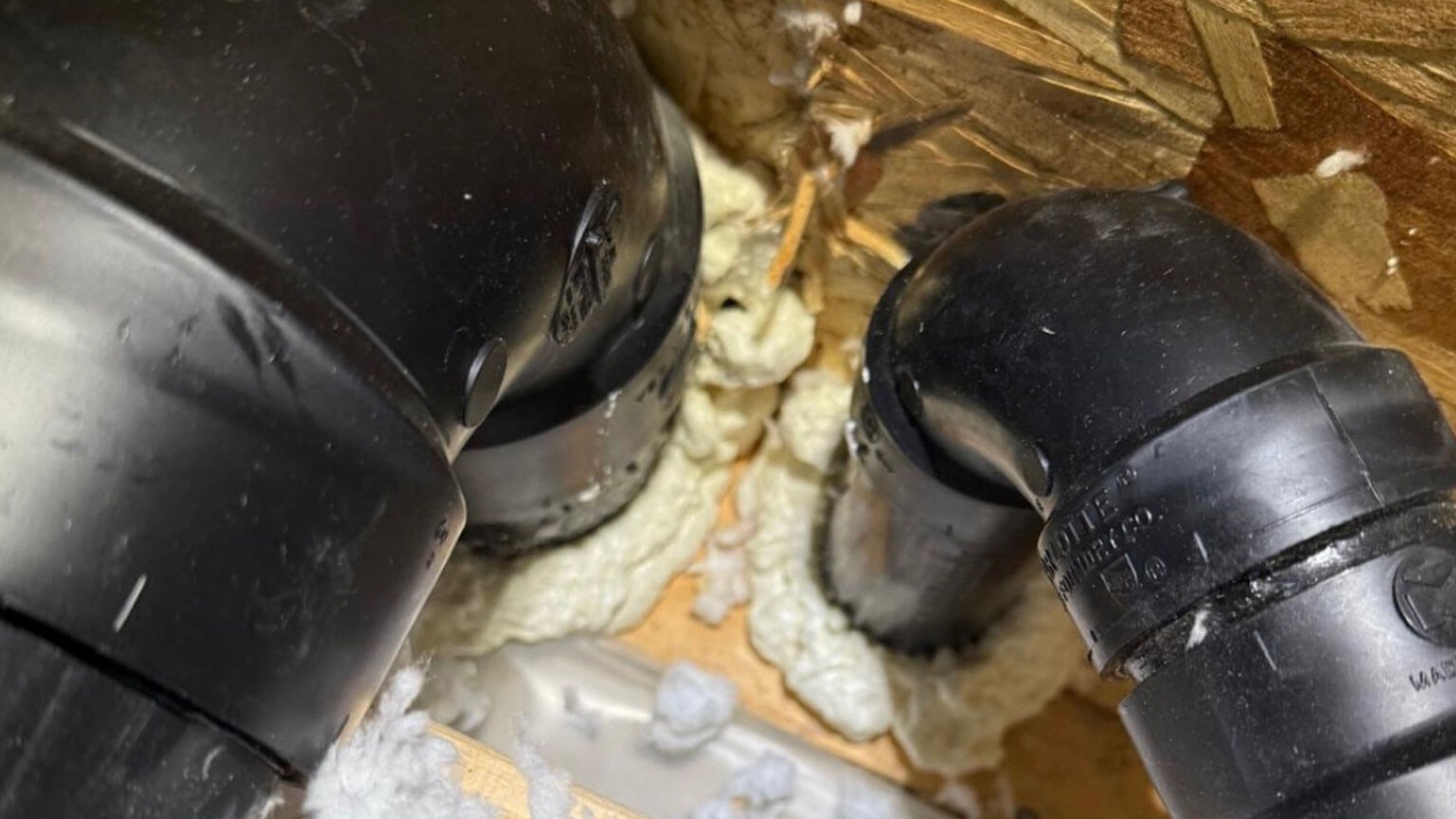 Recessed light after sealing