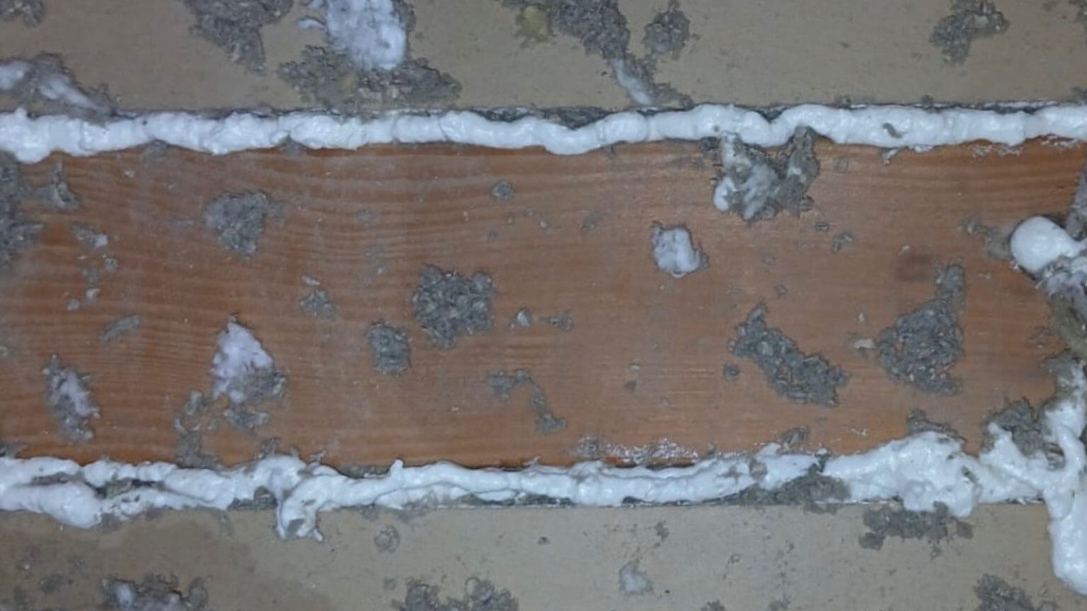 Ceiling penetration after sealing