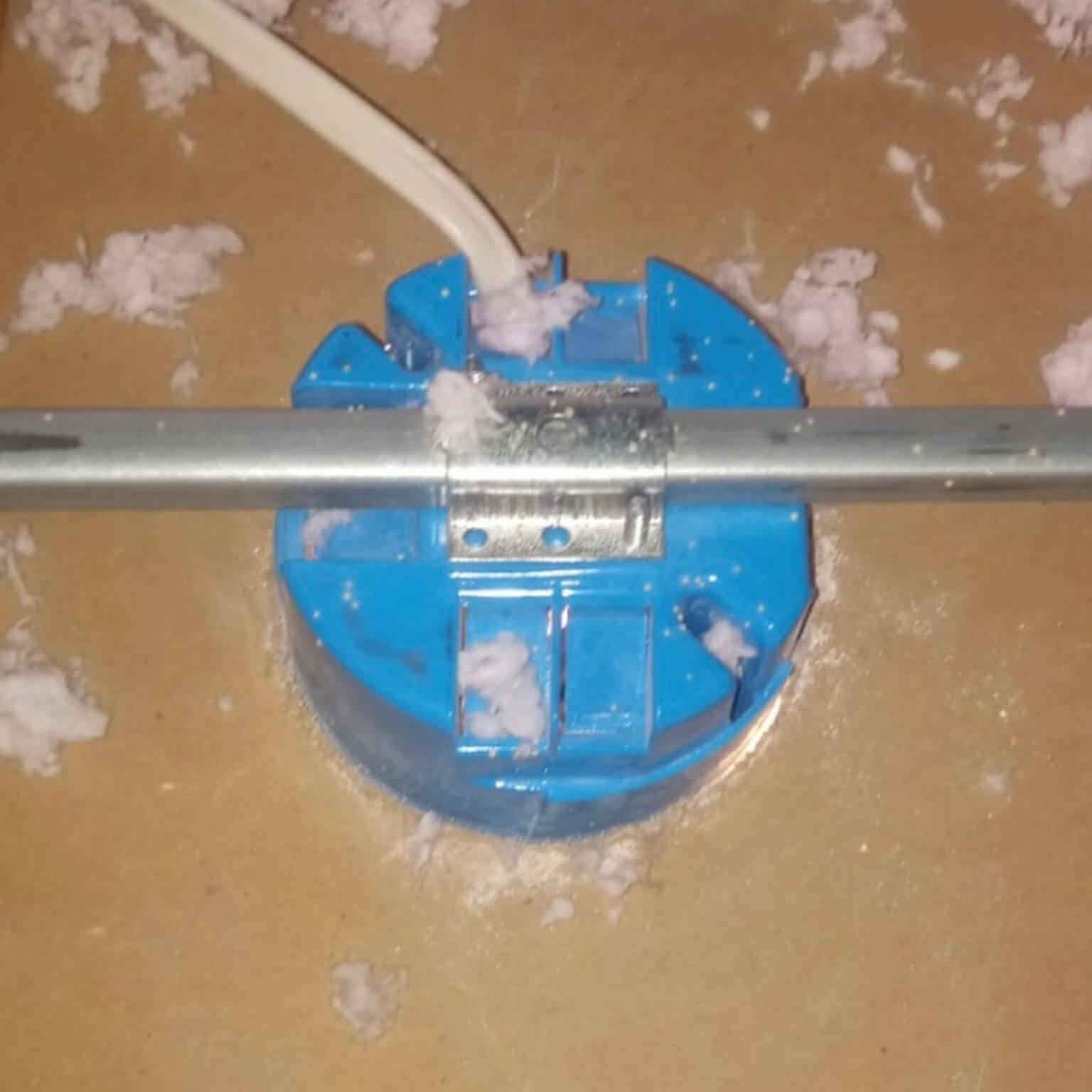 Attic before sealing